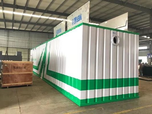 কেনা PVDF মেমব্রেন উপাদান এবং ৯৫% SS অপসারণ দক্ষতা সহ কমপ্যাক্ট ডিজাইনের MBR পয়ঃনিষ্কাশন জল শোধনাগার অনলাইনে উৎপাদন