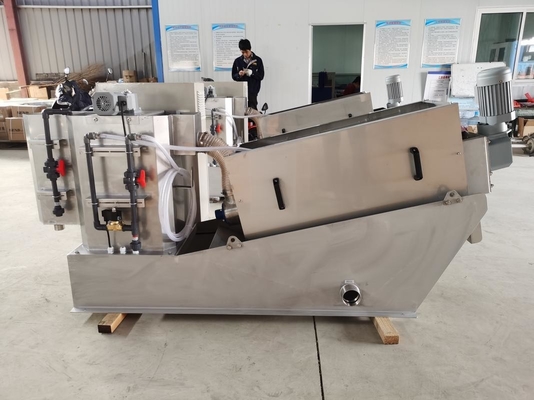 কনটেইনার স্ল্যাড ডিওয়াইটারিং মেশিন 250L-10000L কার্যকর এবং পরিবেশ বান্ধব POME চিকিত্সার জন্য ক্ষমতা
