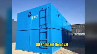 পয়ঃনিষ্কাশন শোধন 99% দূষণকারী অপসারণ ব্যবস্থা